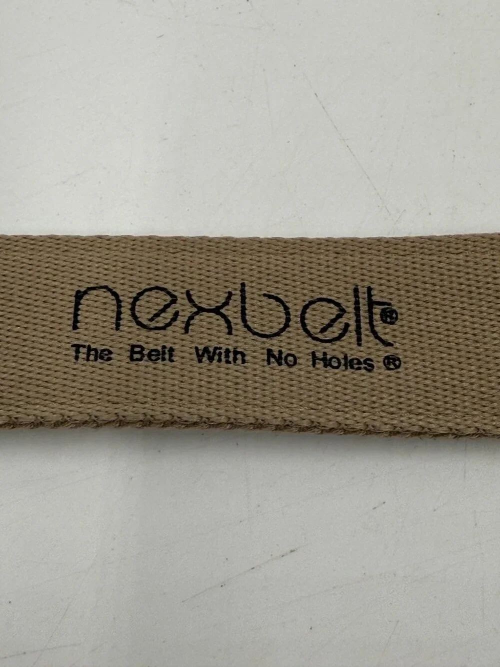 Nexbelt Golf Ratchet Belt Tan Thistle Cactus Flower Print Fits Up to 41